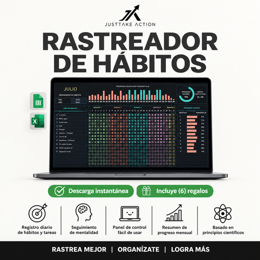 HABIT TRACKER para Excel y Google Sheets